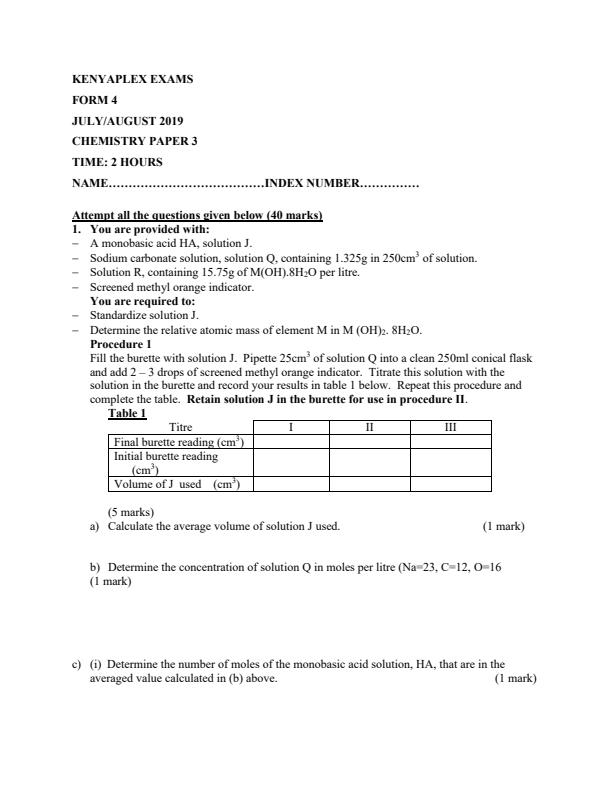 Preview page Form-4-Chemistry-Paper-3-Term-2-Mock-Exams-2019_192_0.jpg