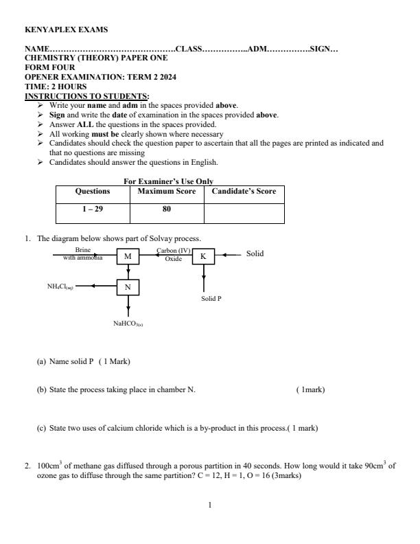 Preview page Form-4-Chemistry-Term-2-Opener-Exam-2024_2461_0.jpg