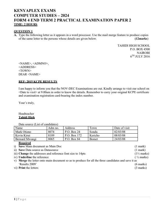 Preview page Form-4-Computer-Studies-Paper-2-End-of-Term-2-Examination-2024_2731_0.jpg