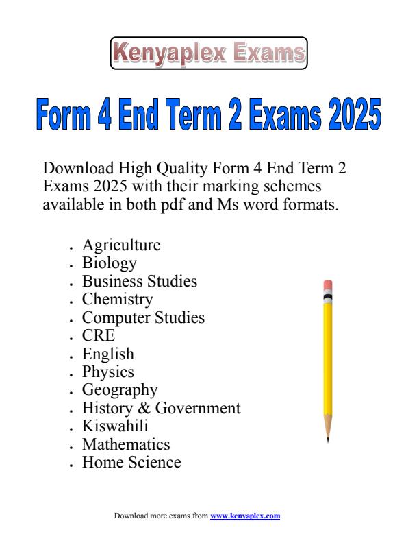 Preview page Form-4-End-Term-2-Exams-2025--Set_4350_0.jpg