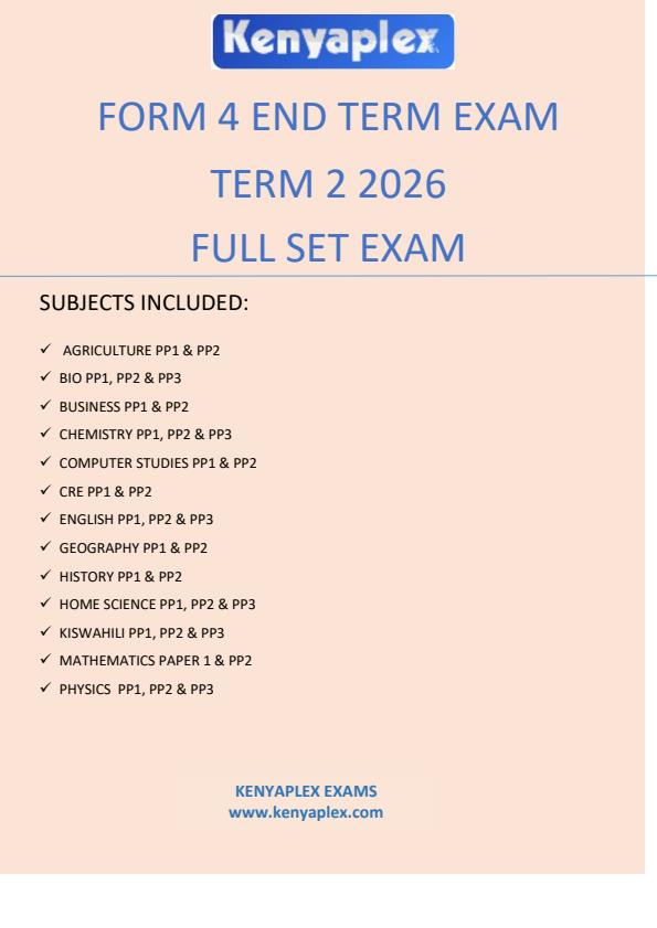 Preview page Form-4-End-Term-Exams-Term-2-2026--Full-Set_6391_0.jpg