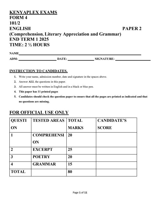 Preview page Form-4-English-Paper-2-End-of-Term-1-Examination-2025_3899_0.jpg