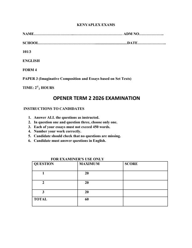 Preview page Form-4-English-Paper-3-Term-2-Opener-Exam-2026_5743_0.jpg