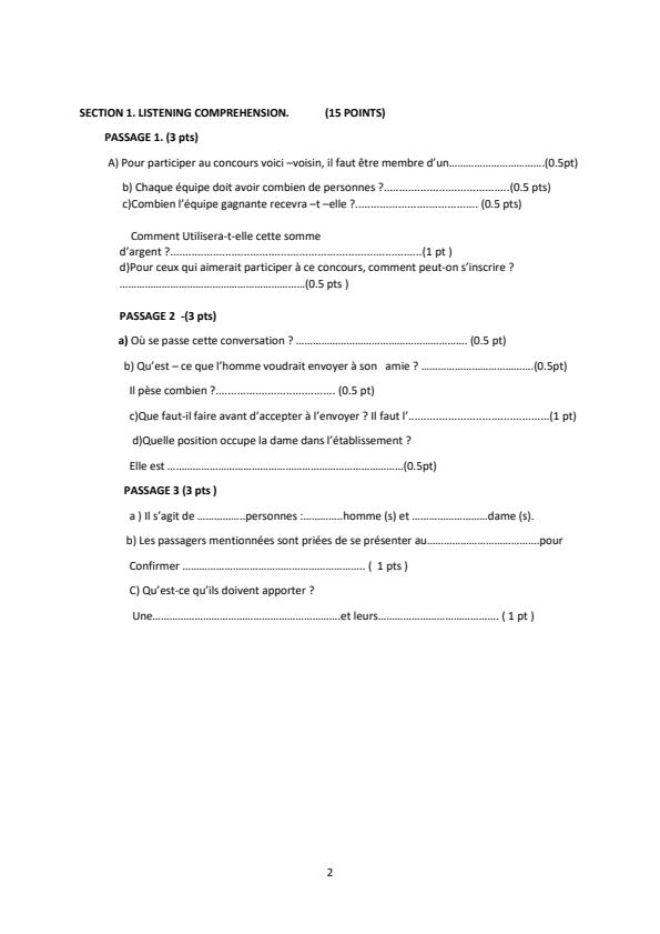 Preview page Form-4-French-Paper-1-End-Term-1-Exam-2026_5496_1.jpg