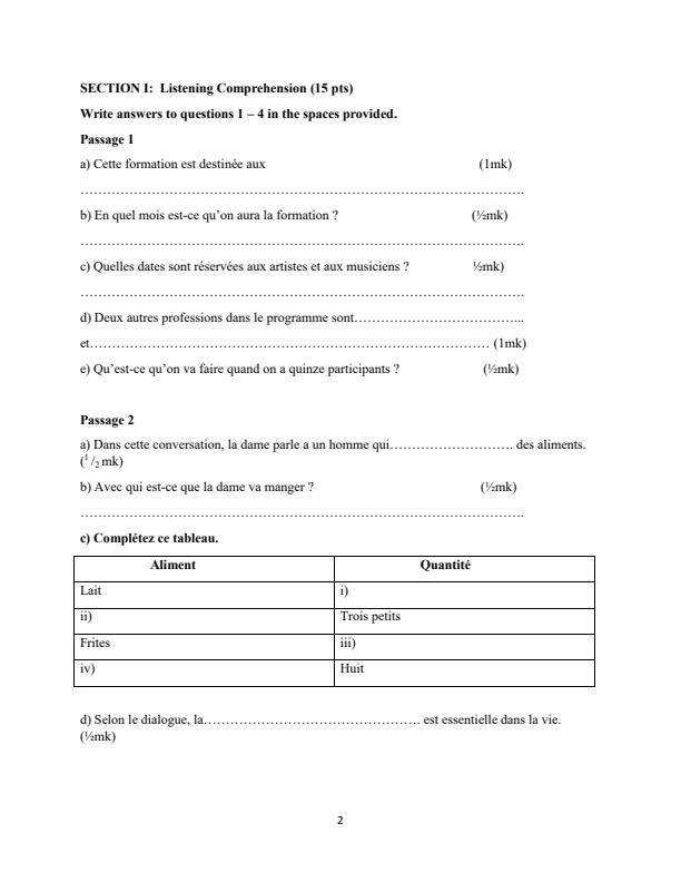 Preview page Form-4-French-Paper-1-Term-3-Opener-Exam-2026_6666_1.jpg