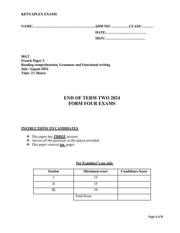 Preview page Form-4-French-Paper-2-End-of-Term-2-Examination-2024_2776_0.jpg