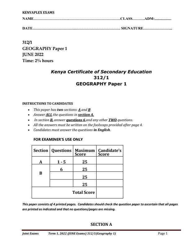 Preview page Form-4-Geography-Paper-1-End-of-Term-1-Examination-2022_1196_0.jpg