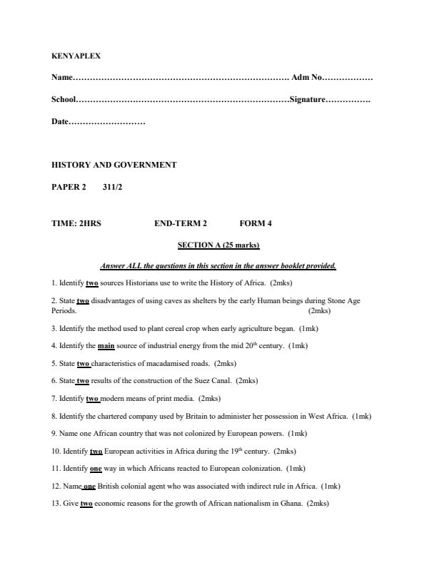 Preview page Form-4-History-and-Government-Paper-2-End-of-Term-2-Examination-2021_893_0.jpg