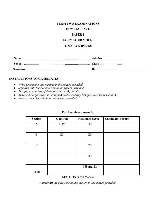 Preview page Form-4-Home-Science-Paper-1-End-of-Term-2-Examination-2023_1751_0.jpg