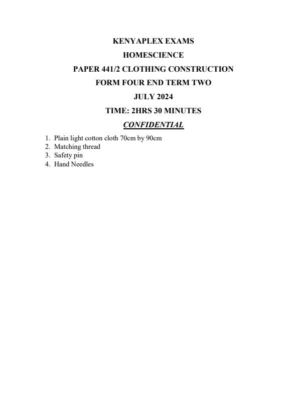 Preview page Form-4-Home-Science-Paper-2-Confidential-Paper-End-of-Term-2-Examination-2024_2783_0.jpg