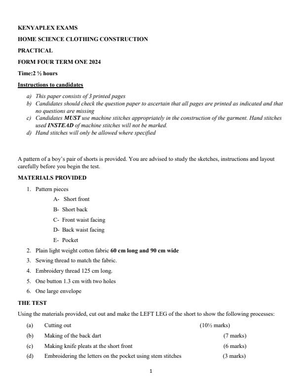 Preview page Form-4-Home-Science-Paper-2-End-of-Term-1-Examination-2024_2297_0.jpg