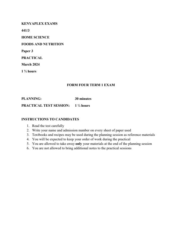 Preview page Form-4-Home-Science-Paper-3-End-of-Term-1-Examination-2024_2298_0.jpg