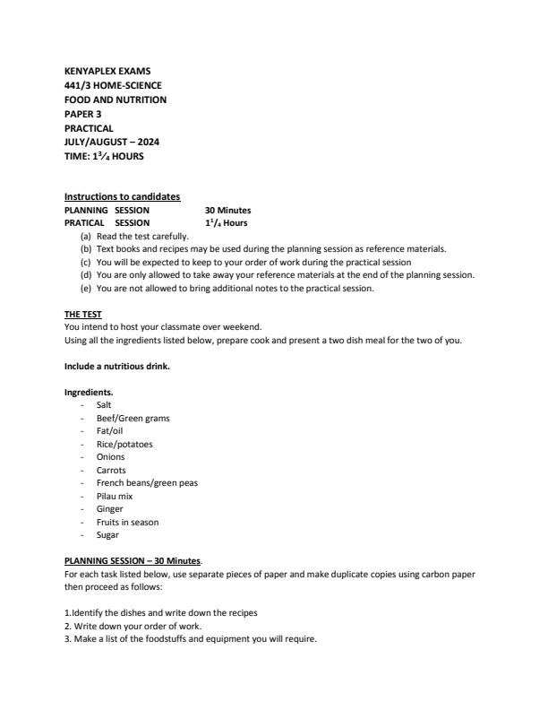 Preview page Form-4-Home-Science-Paper-3-End-of-Term-2-Examination-2024_2784_0.jpg