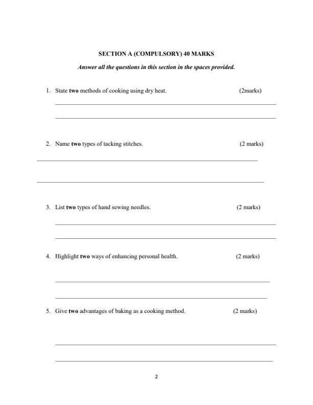 Preview page Form-4-Home-Science-Term-2-Opener-Exam-2024_2396_1.jpg