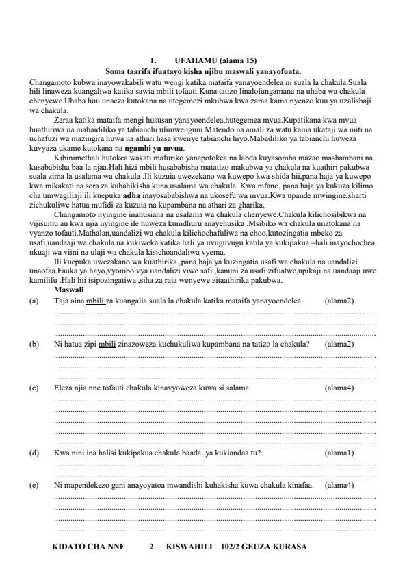 Preview page Form-4-Kiswahili-Paper-2-Term-3-Opener-Exam-2026_6655_1.jpg