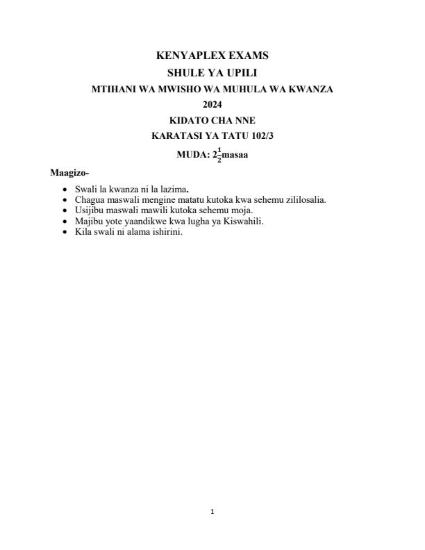 Preview page Form-4-Kiswahili-Paper-3-End-of-Term-1-Examination-2024_2293_0.jpg