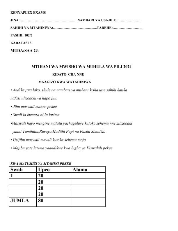 Preview page Form-4-Kiswahili-Paper-3-End-of-Term-2-Examination-2024_2787_0.jpg