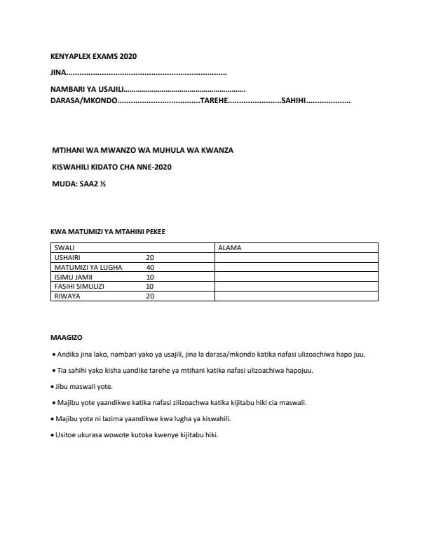 Preview page Form-4-Kiswahili-Term-1-Opener-Examination-2020_498_0.jpg