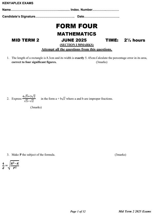 Preview page Form-4-Mathematics-Mid-Term-2-Exam-2025_4112_0.jpg