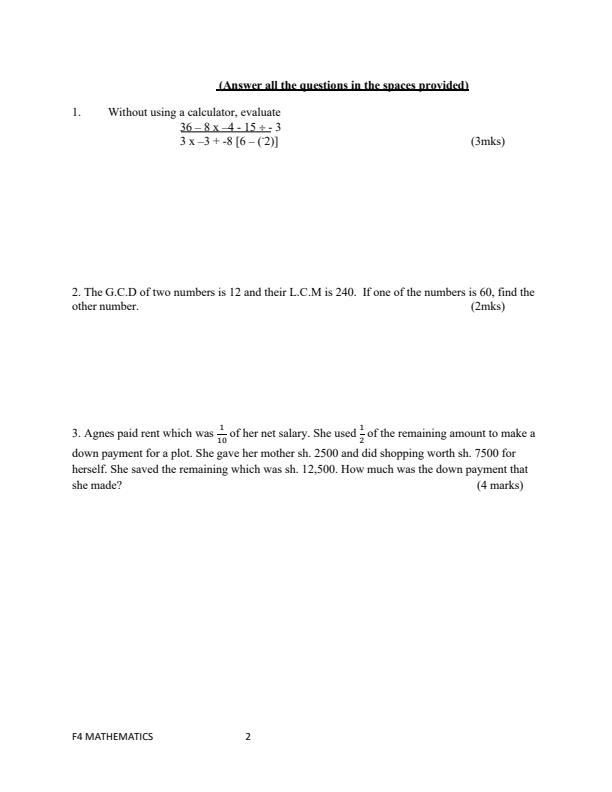 Preview page Form-4-Mathematics-Paper-1-End-of-Term-2-Examination-2025_4312_1.jpg