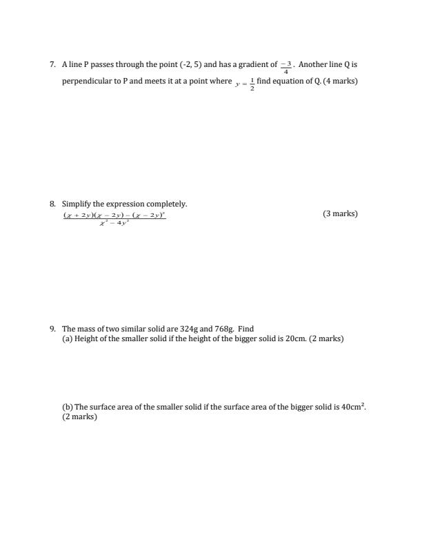 Preview page Form-4-Mathematics-Paper-1-Mock-Examination-Term-2-2019_216_2.jpg