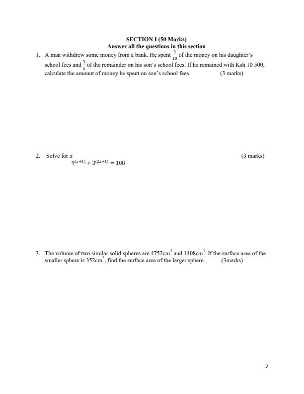 Preview page Form-4-Mathematics-Term-2-Opener-Exam-2023_1619_1.jpg