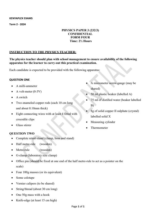 Preview page Form-4-Physics-Confidential-Paper-End-of-Term-2-Examination-2024_2904_0.jpg