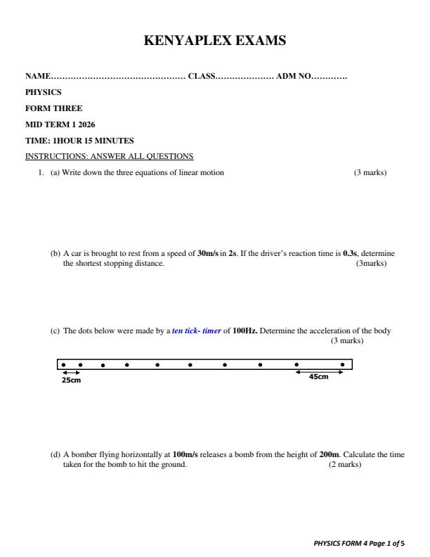 Preview page Form-4-Physics-Mid-Term-1-Exam-2026_5249_0.jpg
