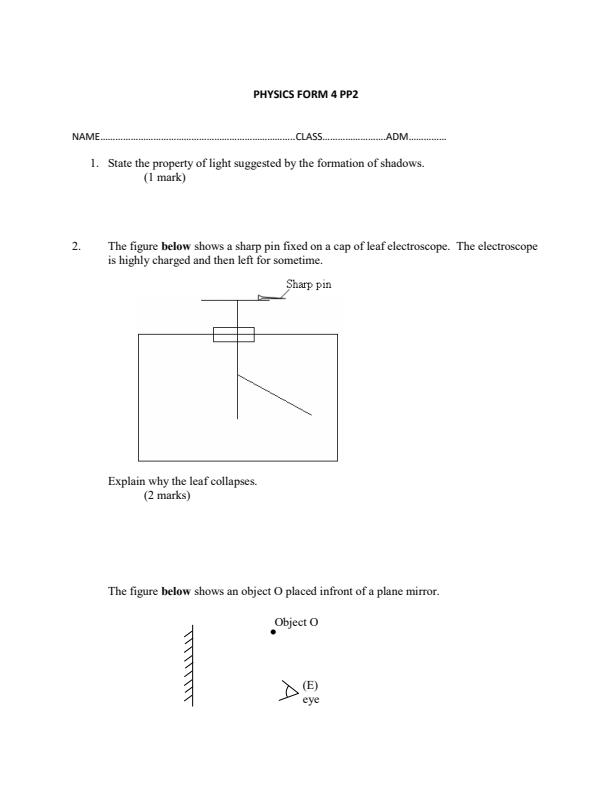 Preview page Form-4-Physics-Paper-2-End-Term-1-Examination-2023_1540_0.jpg