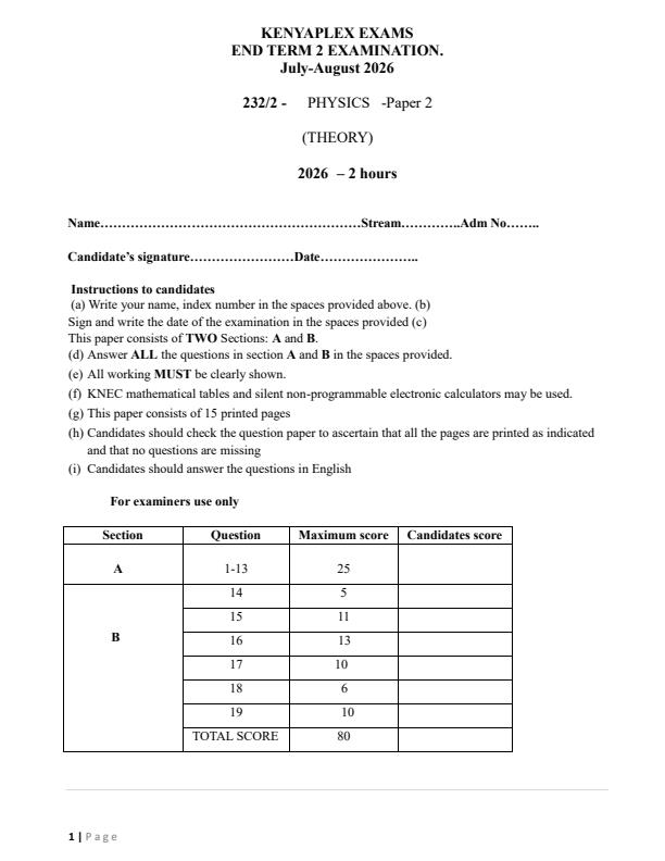 Preview page Form-4-Physics-Paper-2-End-Term-2-Exam-2026_6209_0.jpg