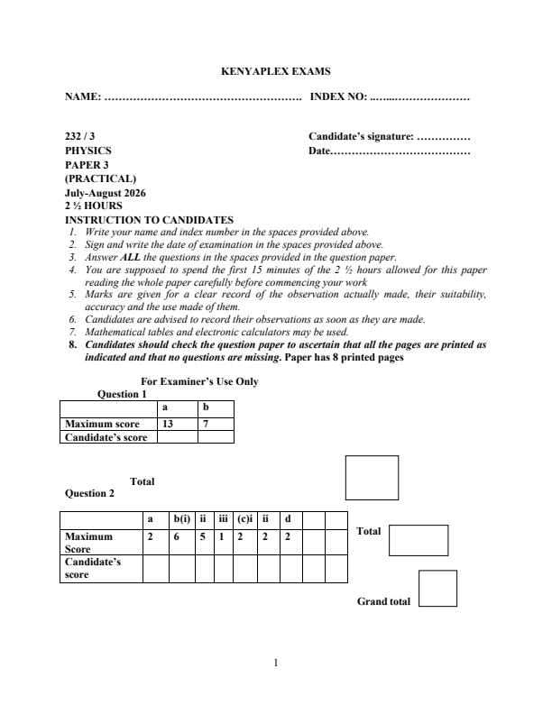 Preview page Form-4-Physics-Paper-3-End-Term-2-Exam-2026_6210_0.jpg
