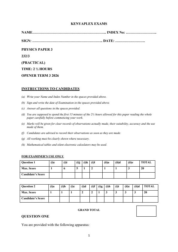 Preview page Form-4-Physics-Paper-3-Term-3-Opener-Exam-2026_6661_0.jpg