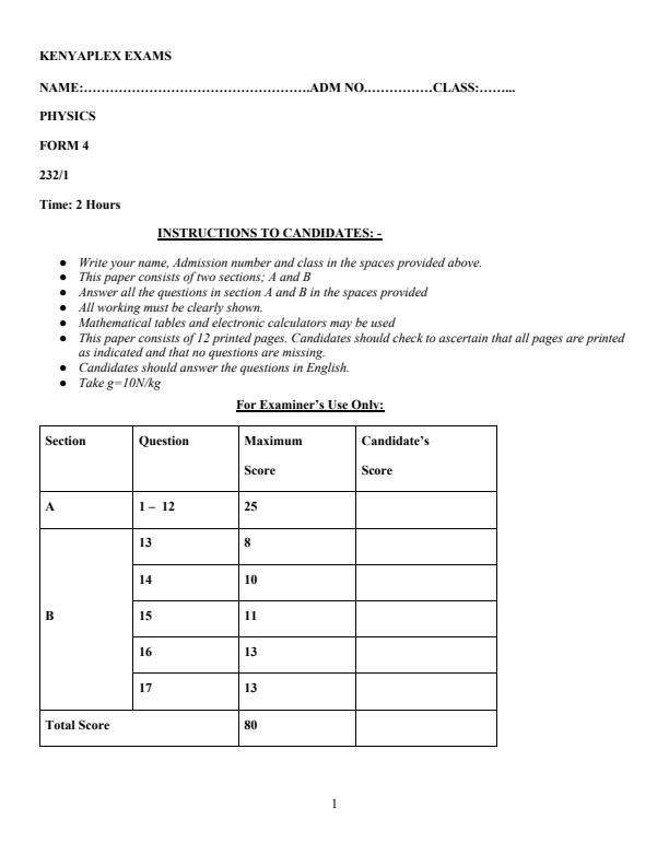 Preview page Form-4-Physics-Term-1-Opener-Exam-2024_2023_0.jpg