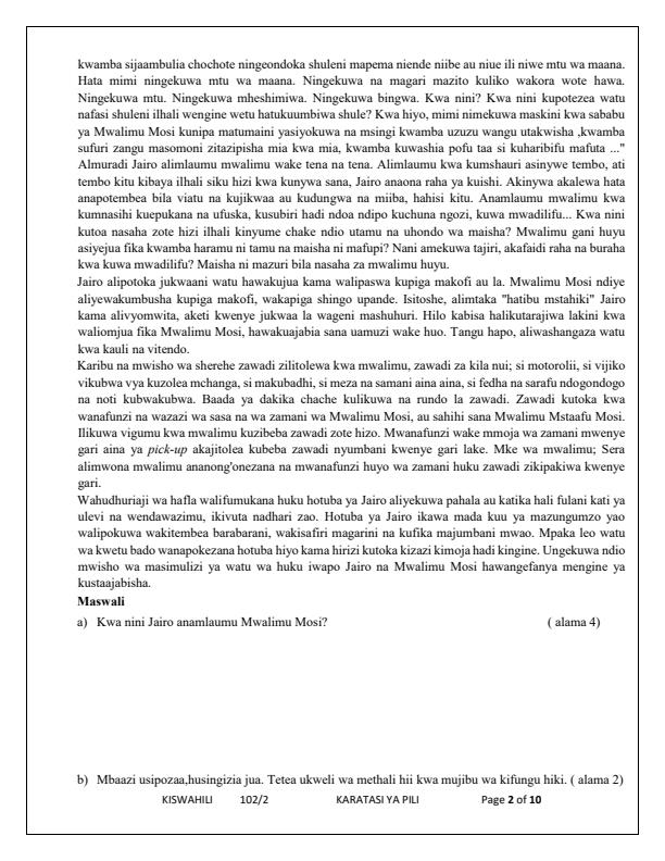 Preview page Form-4-Term-1-Kiswahili-Opener-Exam-2026_4912_1.jpg