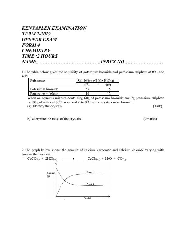 Preview page Form-4-Term-2-Chemistry-Opener-Exam-2019_137_0.jpg