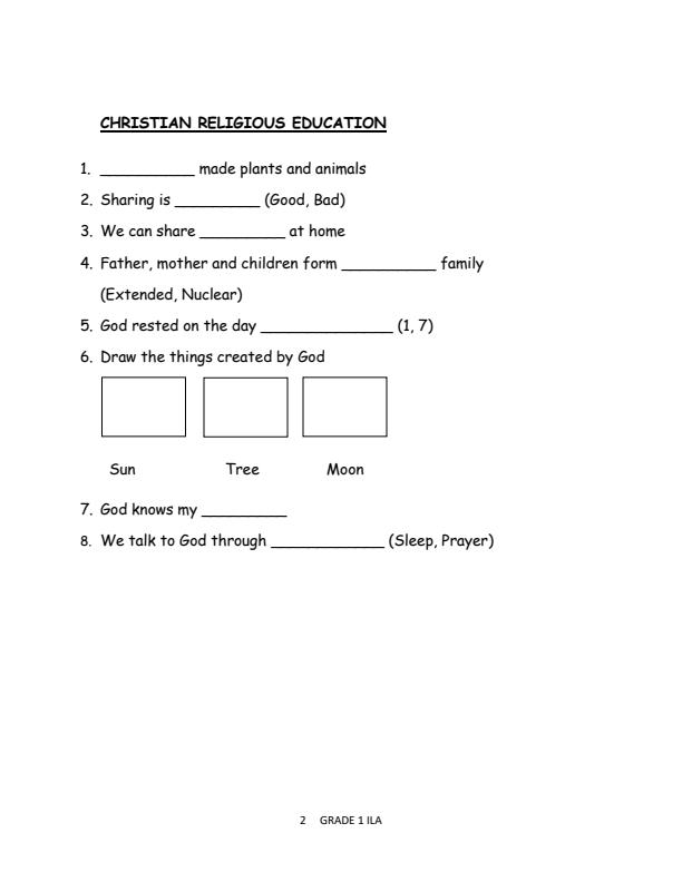 Preview page Grade-1-CRE-Activities-Mid-Term-2-Exam-2025_4133_1.jpg