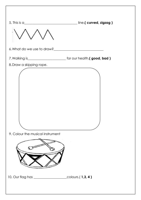 Preview page Grade-1-Creative-Activities-Term-3-Opener-Exam-2024_2959_1.jpg