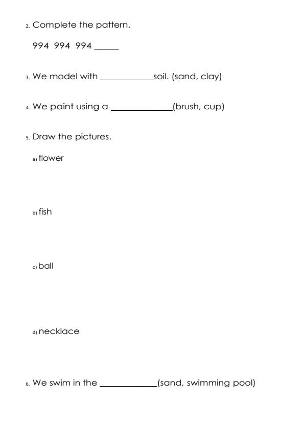 Preview page Grade-1-Creative-Activity-End-Term-3-Exam-2026_6902_1.jpg
