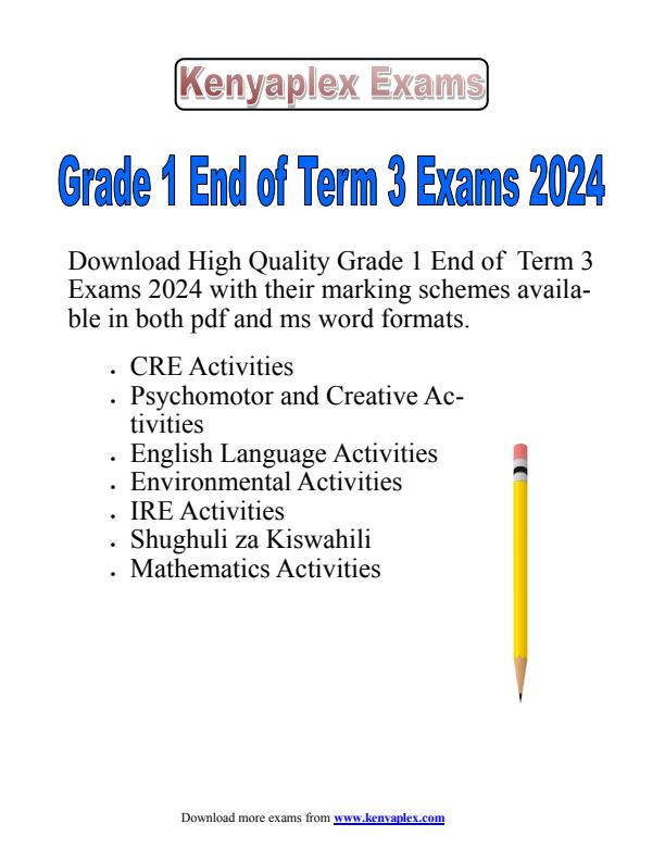 Preview page Grade-1-End-of-Term-3-Exams-2024--Set_3420_0.jpg