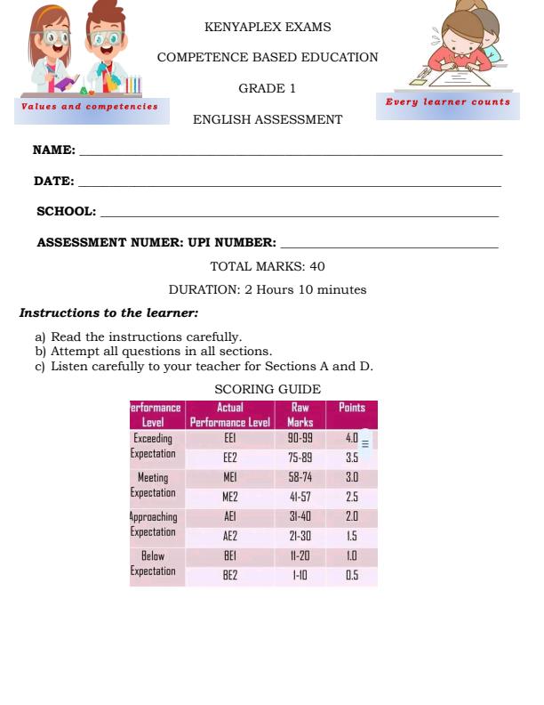 Preview page Grade-1-English-Activities-End-of-Term-2-Exam-2025_4336_0.jpg