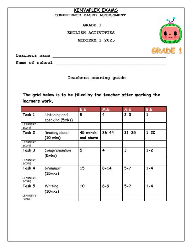 Preview page Grade-1-English-Activities-Mid-Term-1-Exam-2025_3631_0.jpg