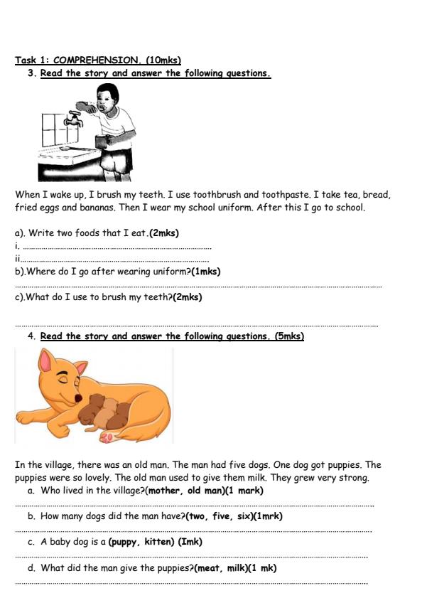 Preview page Grade-1-English-Activities-Mid-Term-3-Exam-2024_3105_1.jpg