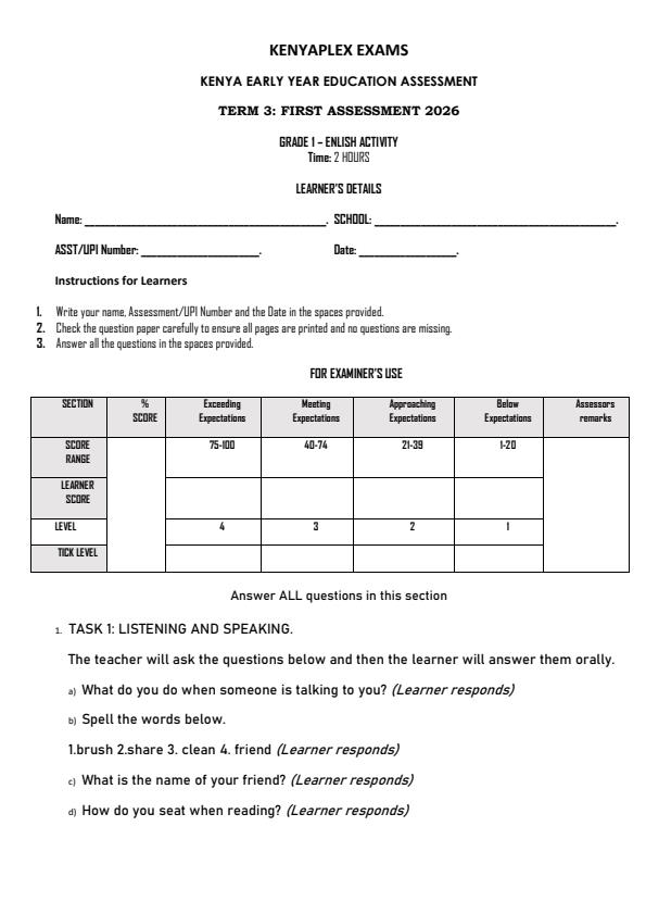Preview page Grade-1-English-Activity-Term-3-Opener-Exam-2026_6443_0.jpg