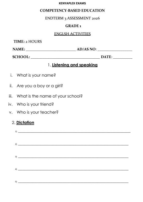 Preview page Grade-1-English-End-Term-3-Set-2-Exam-2026_7132_0.jpg