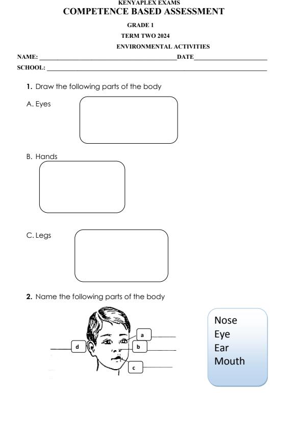 Preview page Grade-1-Environmental-Activities-End-of-May-Assessment-Test-2024_2559_0.jpg