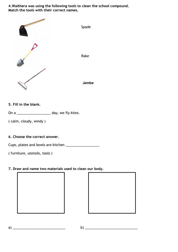 Preview page Grade-1-Environmental-Activities-Mid-Term-2-Exam-2026_5790_1.jpg