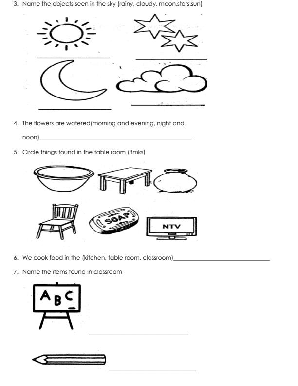 Preview page Grade-1-Environmental-Activities-Term-2-Opener-Exam-2024_2419_1.jpg