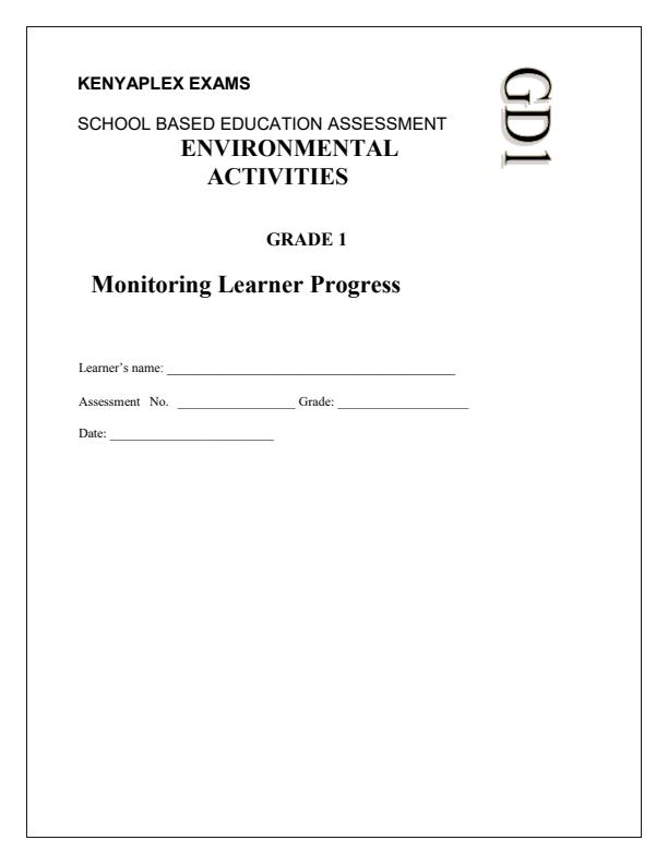 Preview page Grade-1-Environmental-Activities-Term-2-Opener-Exam-2025_3981_0.jpg