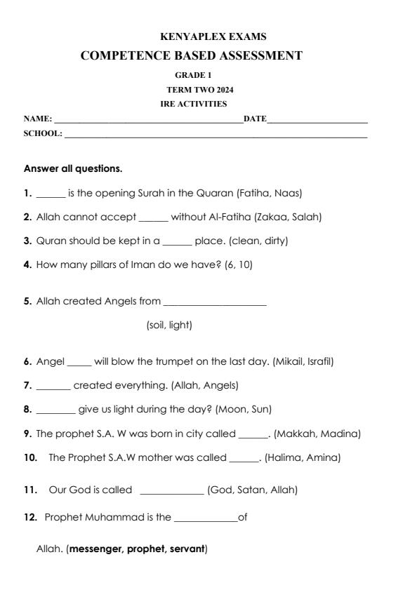 Preview page Grade-1-IRE-Activities-End-of-May-Assessment-Test-2024_2560_0.jpg