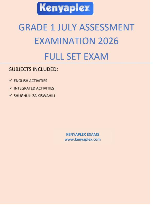 Preview page Grade-1-July-Assessment-Examination-2026--Full-Set_6403_0.jpg